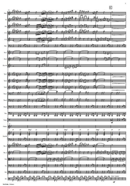 645 Red Robin Concert Band Theme 118 Revised 2022 BJE Music SAMPLE page 003