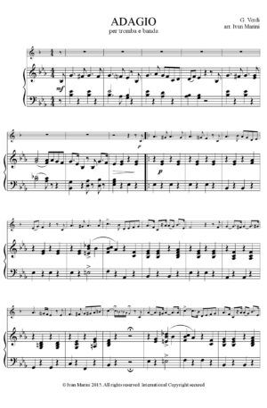 ADAGIO for Trumpet and Piano by Giuseppe Verdi