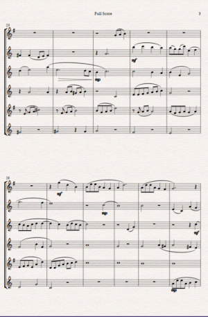 “Aria” for Clarinet Choir