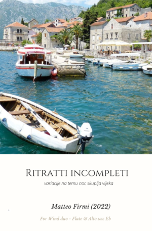 Matteo Firmi – Ritratti Incompleti – Flute and Alto Saxophone Duo