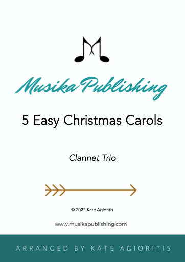 5 Easy Christmas Carols - Clarinet Trio