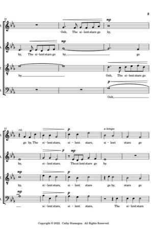O Little Town of Bethlehem (3 and 4-part a cappella arrangements)
