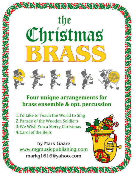 Christmas Brass Ensemble cover page for Sheet Music Marketplace scaled
