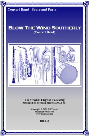 649 FC Blow The Wind Southerly Eb f CONCERT BAND with Descant 2022 v3