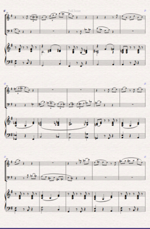 “Sunshine” A Jazz Waltz for Flute, Bassoon and Piano