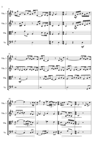 Reverie – for String Quartet