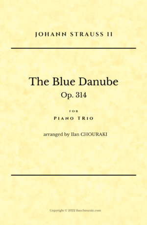 Strauss – The Blue Danube – Piano Trio