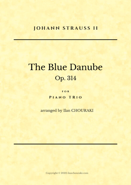 Cover The Blue Danube Piano Trio