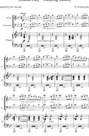 Tchaikovsky – Sleeping Beauty – Piano Trio