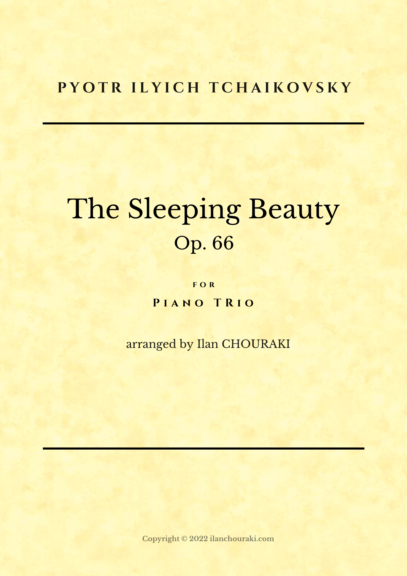 Cover The Sleeping Beauty Piano Trio 1