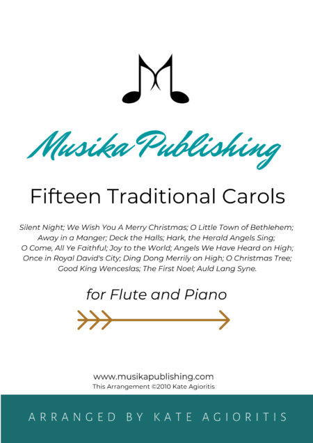 Fifteen Traditional Carols - for Flute and Piano