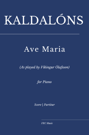 Kaldalóns: Ave Maria (as played by Vikíngur Olafsson)