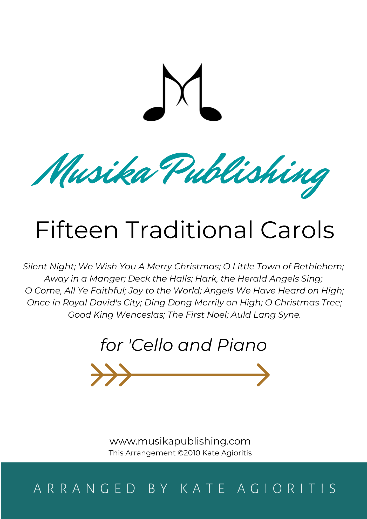 Fifteen Traditional Carols - for 'Cello and Piano