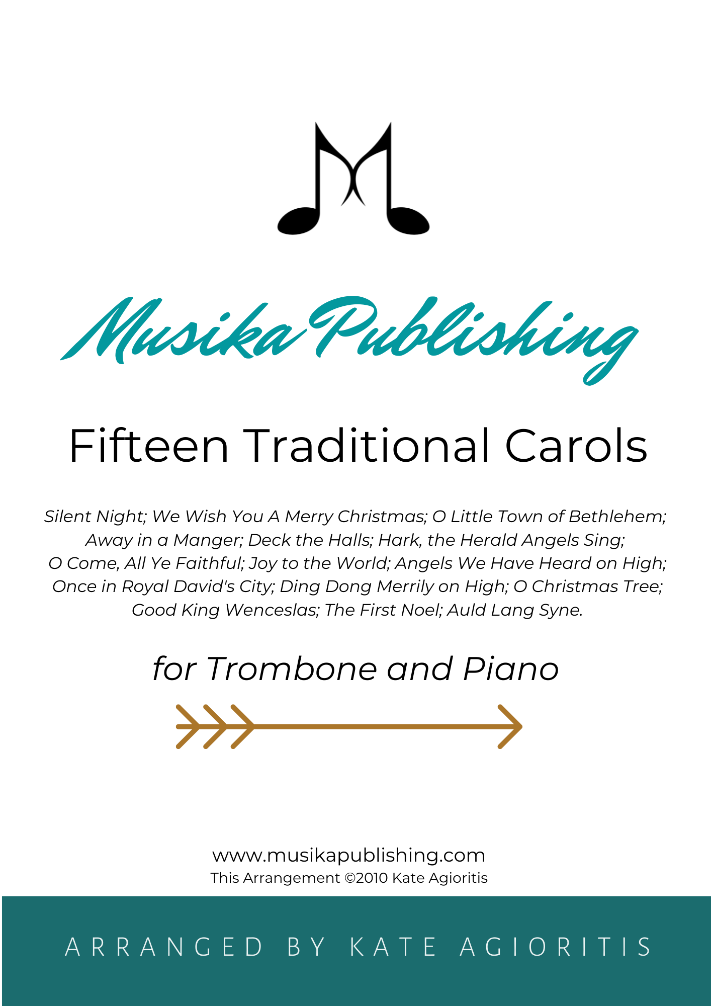 Fifteen Traditional Carols Trombone and PIano