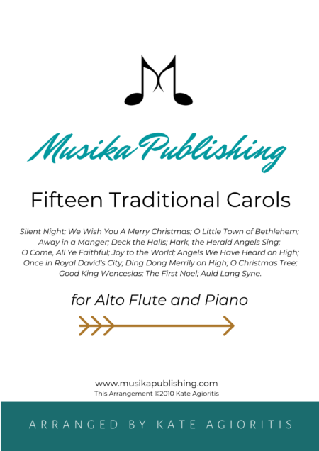 Fifteen Traditional Carols - for Alto Flute and Piano