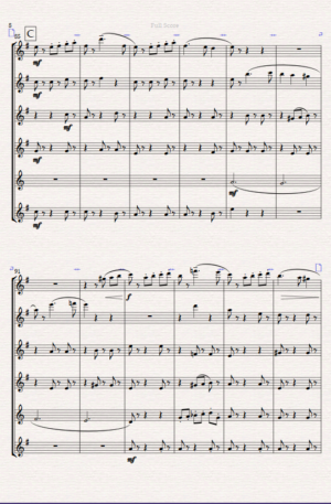 “Waltz of the Harlequins” for Flute Choir