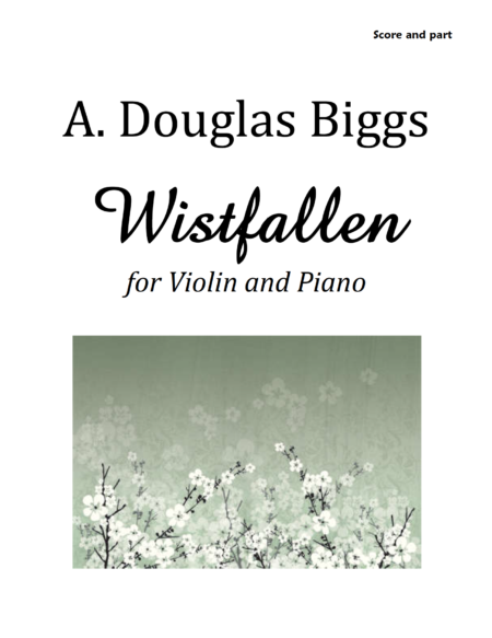 WISTFALLEN for Violin and Piano