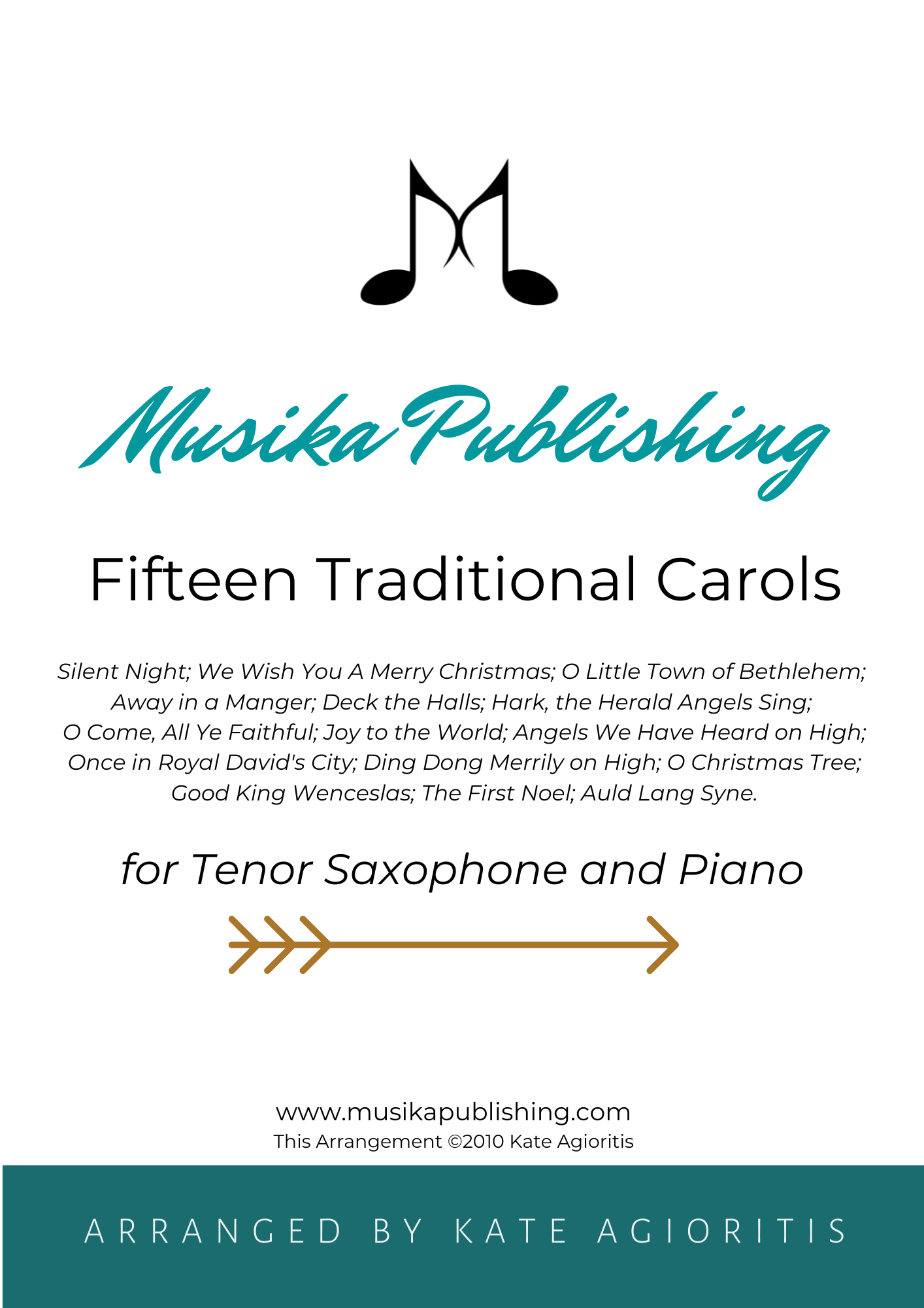 Fifteen Traditional Carols – for Tenor Saxophone and Piano