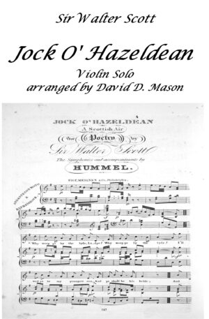 Jock o’ Hazeldean – Violin Solo