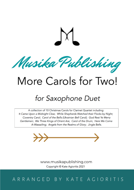 More Carols for Two - Saxophone Duet