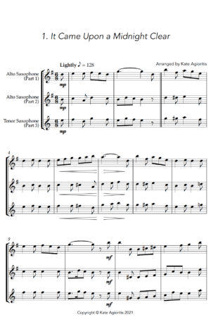More Carols for Two – Saxophone Duet