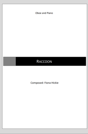 Raccoon OP cover