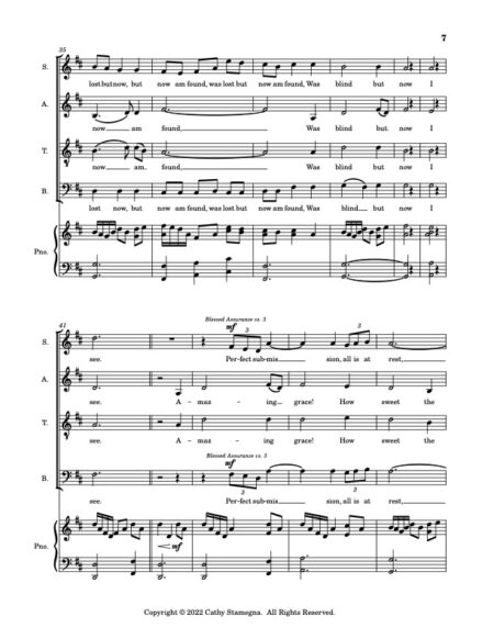 SATB Blessed Assurance with Amazing Grace p. 7 JPEG