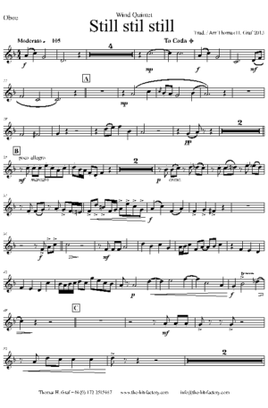 Still Still Still – Christmas song – Woodwind Quintet