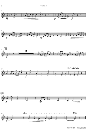 Still Still Still – Christmas song – String Quartet