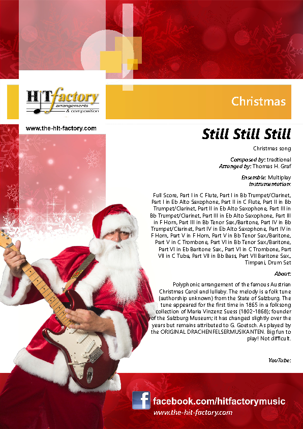 Still Still Still – Christmas song – Flexible Instrumentation