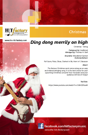 Ding dong merrily on high – Christmas – Swing – Wind Quintet