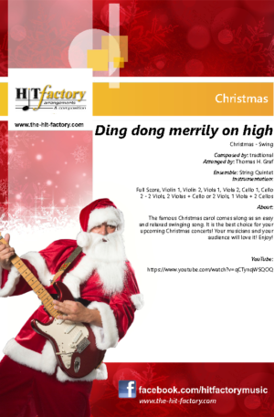 Ding dong merrily on high – Christmas – Swing – String Quintet