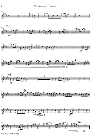 Ding dong merrily on high – Christmas – Swing – Saxophone Quartet