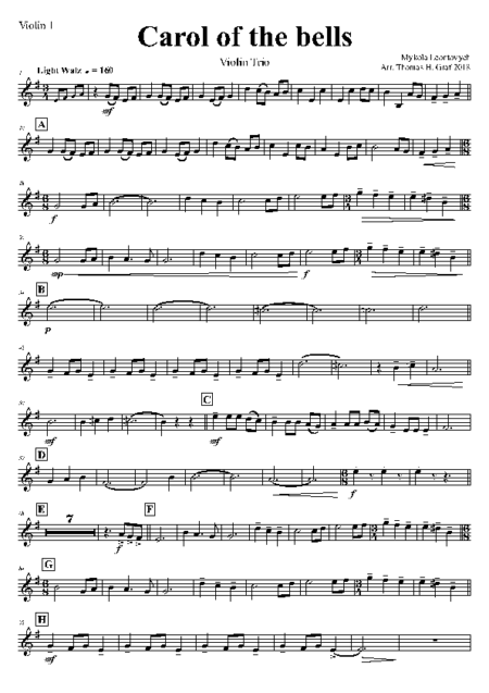 carol of the bells violin trio Seite 05