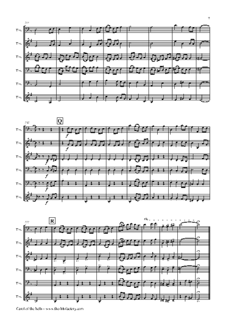 carol of the bells trombone trio Seite 07