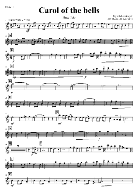 carol of the bells flute trio Seite 05