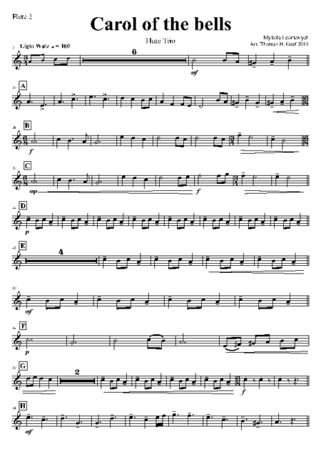 carol of the bells flute trio Seite 07