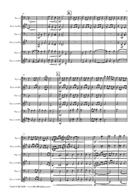 carol of the bells euphonium trio Seite 05