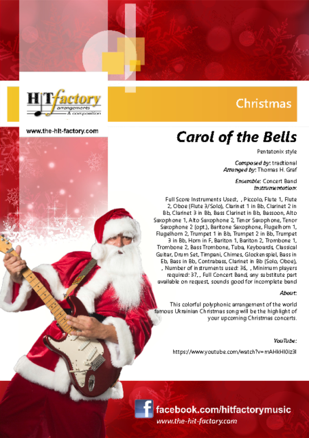 carol of the bells concert band 1035CB
