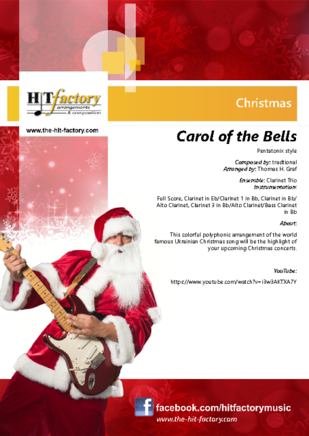 carol of the bells clarinet trio 1035Cl3