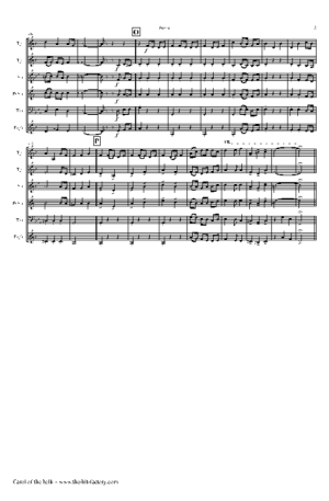 Carol of the Bells – Pentatonix style – Brass Trio
