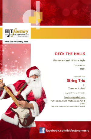 Deck the halls – Christmas Carol Polyphonic – String Trio