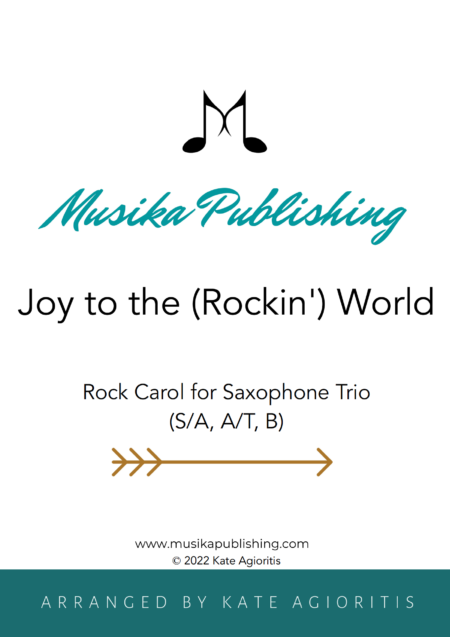 Joy to the (Rockin') World - Saxophone Trio