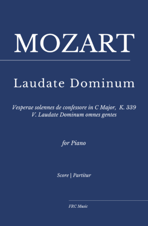Mozart: Laudate Dominum – K. 339 – As played by Víkingur Ólafsson (Piano)