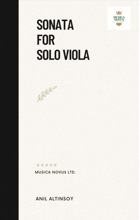 Solo Sonata Viola Cover