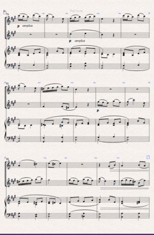 “Demelza’s Dance” For Flute Duet and Piano