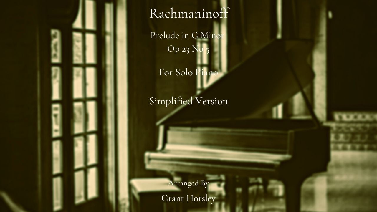 rachmaninoff prelude in g minor new design