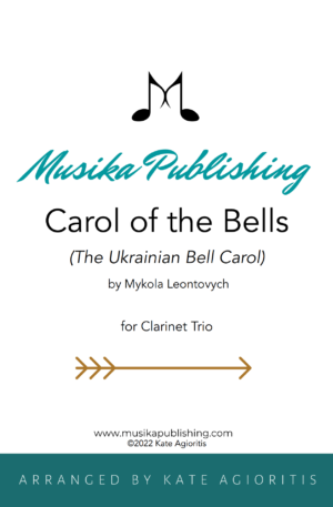 Carol of the Bells (Ukrainian Bell Carol) – Clarinet Trio