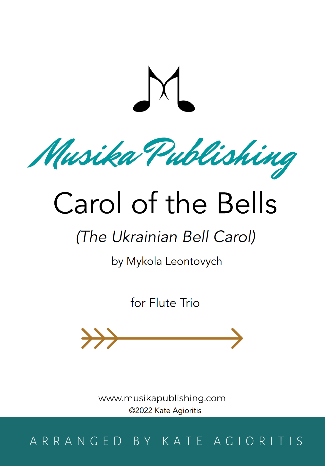 Carol of the Bells (Ukrainian Bell Carol) - Flute Trio