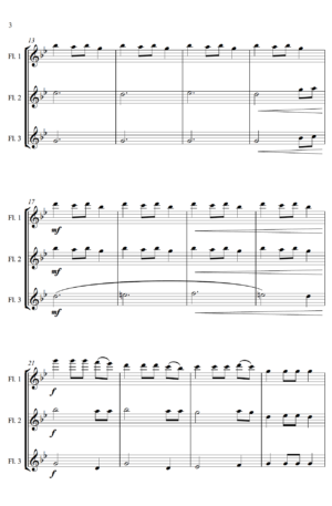 Carol of the Bells (Ukrainian Bell Carol) – Flute Trio